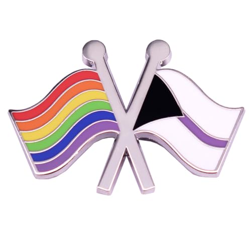 yangjinyu Pin esmaltado LGBTQ con bandera de arco iris, broche de orgullo gay lésbico, alfileres de solapa LGBT, mochilas, sombreros, abrigos, accesorios, joyas, regalos para mujeres y hombres, metal