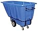 Vestil TDT-50-HD-BLUE Heavy Duty Tilt Truck, 1/2 cu. yd., Blue