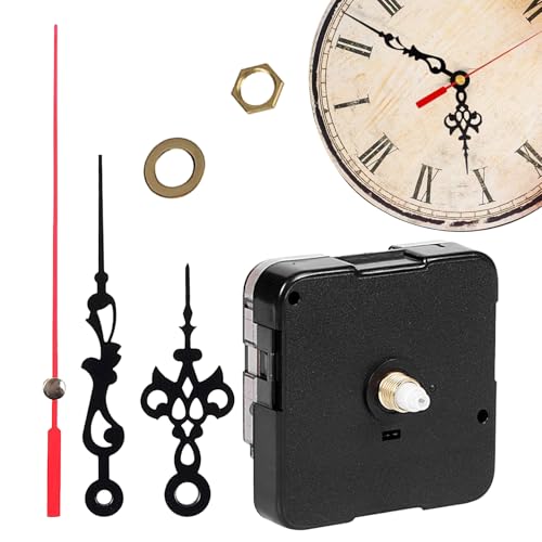Kit De Mecanismo De Reloj - PP Y Componentes Electrónicos 5.5x5.5x1.5cm, Piezas De Mecanismo De Relloj De Pared, Movimiento De Reloj De Reemplazo | Herramienta De Reparación De Bricolaje De Precisión