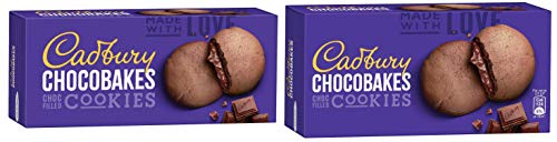 Image of Cadbury Chocobakes Choc Filled Cookies, 75g - Pack of 10 + Cadbury Chocobakes Choc Filled Cookies, 150g - Pack of 4