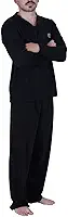 Pijama Inverno Blusa de Frio Masculina Manga Longa Calça Adulto Masculino Longo Alex