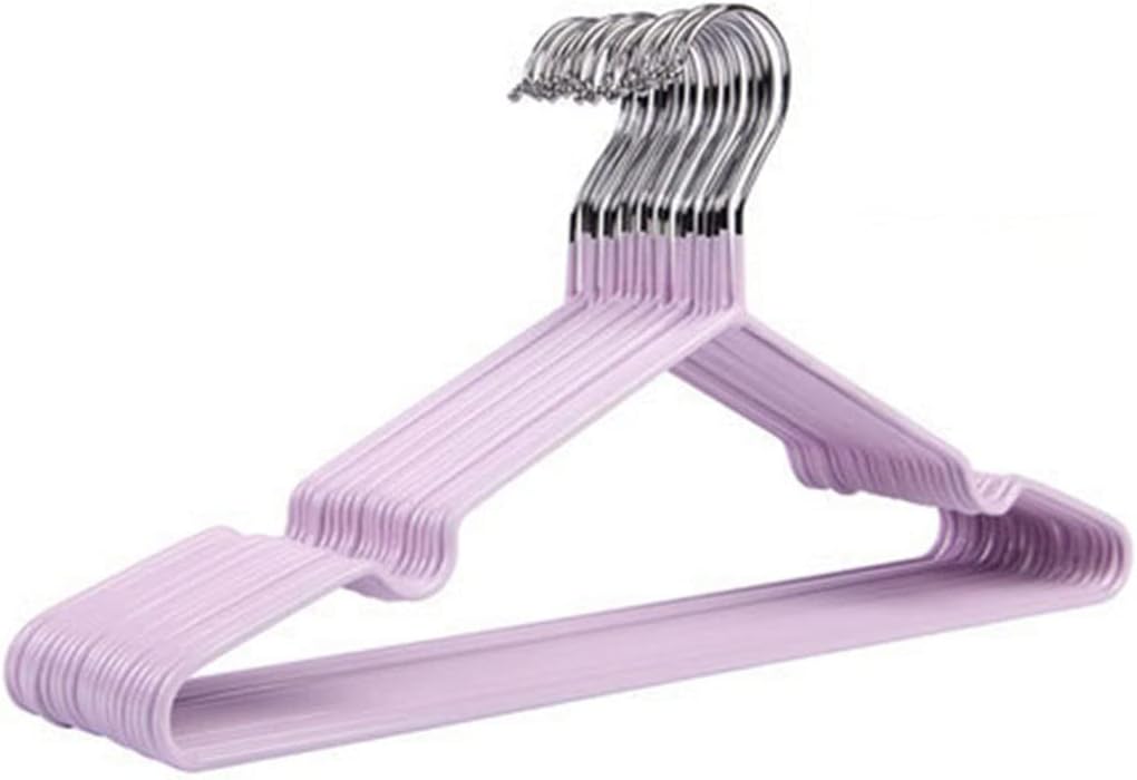 Clothes Hanger Household Non-Slip Metal Drying Rack for Adult Suit Plus Length Clothing Hanger (Color : Black, Size : 40 * 20cm) (Black 40 * 20cm)