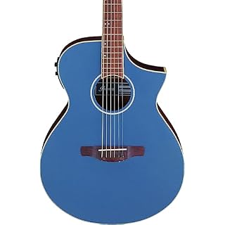 Ibanez AEWC12-PMF Prussian Blue Metallic Flat – Guitare Acoustique - Les Beatles, Paul McCartney, John Lennon, RIngo Starr, George Harrison Ibanez AEWC12-PMF Prussian Blue Metallic Flat - Guitare Acoustique – Image 5
