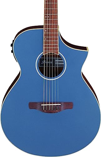 Ibanez AEWC12-PMF Prussian Blue Metallic Flat – Guitare Acoustique - Les Beatles, Paul McCartney, John Lennon, RIngo Starr, George Harrison Ibanez AEWC12-PMF Prussian Blue Metallic Flat - Guitare Acoustique – Image 6
