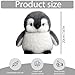 JazRvr Pinguin Kuscheltier, Weiches Stofftier Für Kinder, Süßer Pinguin Plüschtier 20 cm, Babys Und Kinder, Ideal Als Erster Spielbegleiter Und Dekoration