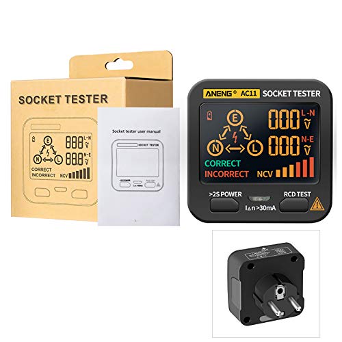 Generico moregirl Spina UE AC11 Socket Checker RCD...