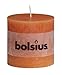 Produktbild BOLSIUS RUSTIC Stumpenkerze 100 x 100 mm orange