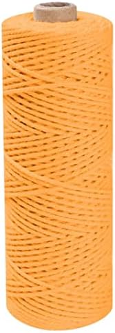 Maxee 3mm x 200m 100% Cotton Macrame Cord Cotton Rope Thread Lace Thread for handicrafts, Wedding and Christmas Decorations, Plant Hangers - white