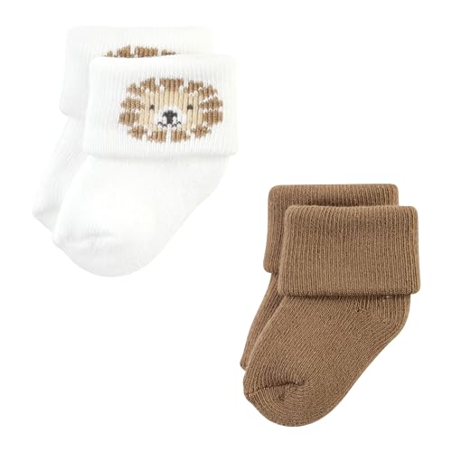 Image of Hudson Baby Baby 8-pack Cotton Rich Newborn and Terry Socks