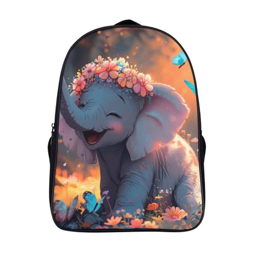 Mochila preescolar de elefante para evitar dolores de espalda en niños pequeños