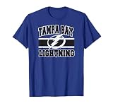 Tampa Bay Lightning Stripe Royal Blue Officially Licensed T-Shirt