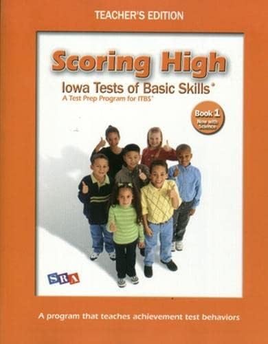 Scoring High on the ITBS, Teacher's Edition with Poster, Grade 1