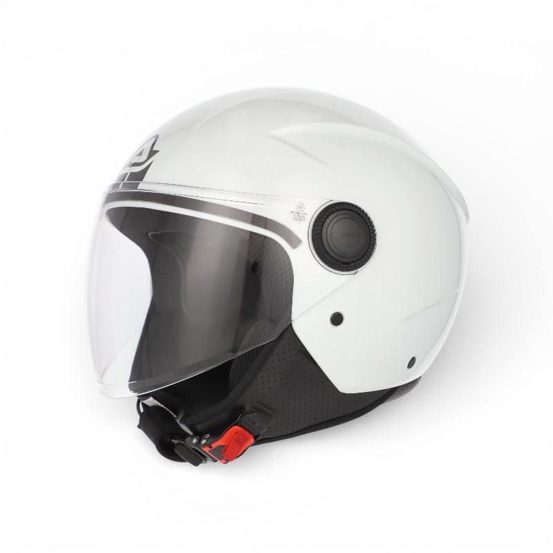 Acerbis Brisa   Casco jet Demi Jet termoplástico homologado ECE 22 06, color blanco (M)