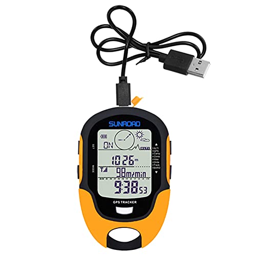 Altimètre numérique multifonction de camping et randonnée avec boussole LCD et lampe LED