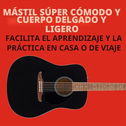 Miniatura 3 de Fender California Debut Redondo Dreadnought Acoustic Guitar, Spruce Top, Black Pickguard, Black
