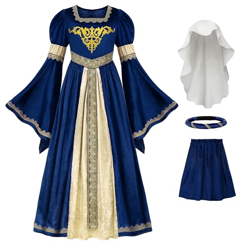 Vestido Medieval para Niñas ReliBeauty