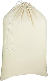 COTTON CRAFT Extra Large Laundry Bags - Heavy Duty Cotton Canvas Drawstring Closure Washable Laundry Bag - Back to School Travel College Dorm Basket Hamper Liner Toys Clothes Organizer Sack -XL 28x36