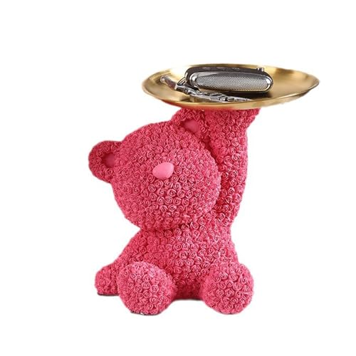 Figura de animal decorativa con bandeja de resina ideal para regalar 2