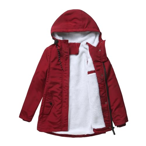 Manteau d'hiver manteau parka avec capuche veste longue de neige