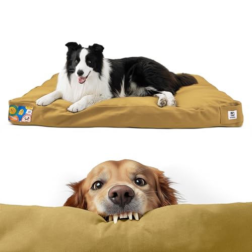 Sytopia 42-Inch Canvas Indestructible Outdoor Dog Bed,...