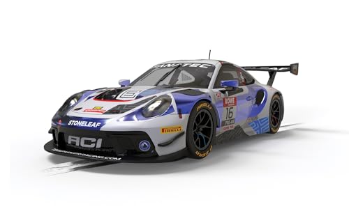 Scalextric - C4522 - Porsche 911 GT3 R ACI Motorsport Cars, Championnat du Monde de Sport, Endurance