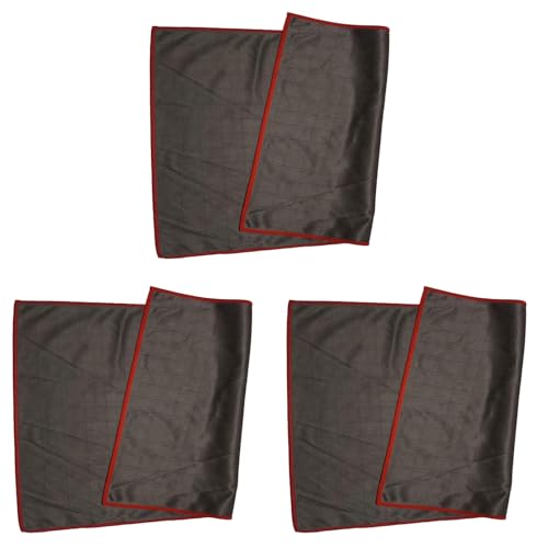 Nawwgy Ultra-fine Carbon Fiber Cleaning Cloth 3Pcs Super Absorbent Carbon Fiber Microfiber Cloth for Car Glass Kitchen Surfaces Not Residues Polishing Towel