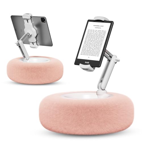 SupeDesk Tablet Halterung Kissen Kindle Halter ipad Ständer Kindle Ständer kompatibel mit 4 7-13 Kindle/Tablet/Handy verstellbare Kindle Halterung für Bett Sofa Videos shauen weich & bequem