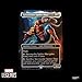 Spider-Man Marvel Legends Series Magic: The Gathering Battle-Damaged, 6-Inch Action Figure Toy & Exclusive Foil Collectible Card Game Trading Card