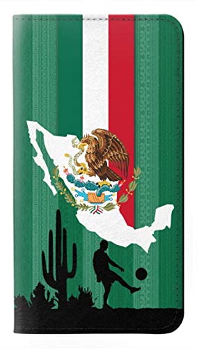 Housse Samsung Galaxy S26 Plus motif drapeau Mexique clapet aimante cuir