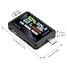 FORIOT USB and Type-C Tester - Multi-Functional Digital Tester for DC 4.5-36V, 0-8A Current and Voltage Meter, Supports Multiple Fast Charging Protocols