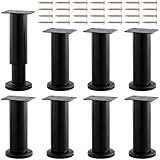 YIXNSW 8 Patas Ajustables para Muebles de 12 a 18 cm, Armario