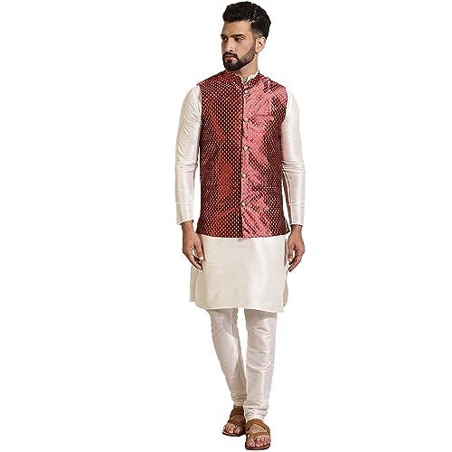Ensemble pyjama Kurta en soie Sojanya pour mariages et soirées