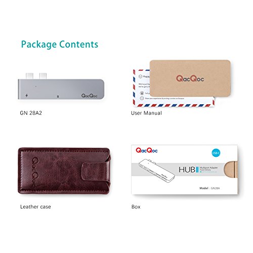 QacQoc [PROMOZIONE HUB USB C,HUB Thunderbolt 3