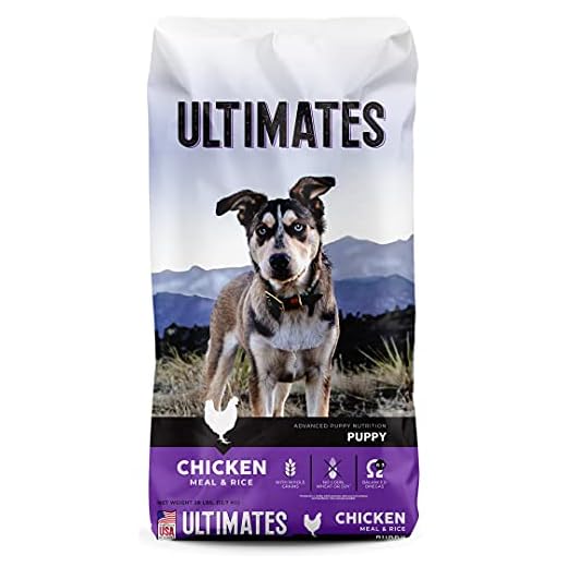 Ultimates Puppy Chicken Meal & Rice Dry Dog Food, 28 lb