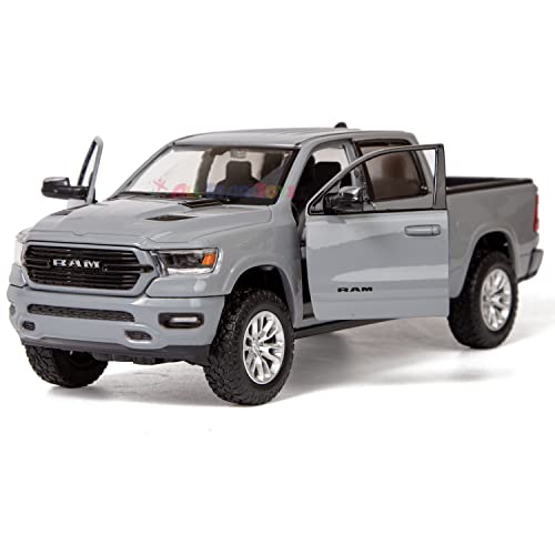 Motormax Modelo 2019 Pickup Laramie 1:24 Gris miniatura 4