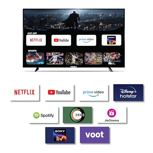Image of Foxsky 101.6 cm (40 inches) Full HD Smart LED TV 40FS (Black)