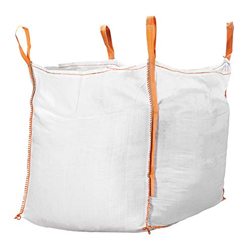 Big Bag 90x90x90 cm | Traglast 1000 KG | Laubsack groß | 10 Stück