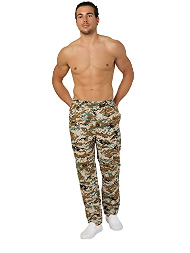Image of Men's Regular Fit Army Printed Pyjamas Pant