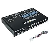 LEIGESAUDIO LG-EQ7A 7-Band Car Audio Graphic Equalizer with Front 3.5mm Aux Input, High Voltage RCA Outputs and High Level Speaker Inputs