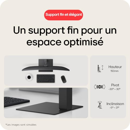 LG UltraWide™ 34U650A-B Ecran PC Ultra Large 34" - Dalle IPS résolution QHD (3440 x 1440), 5ms GtG 100Hz, HDR 10, DCI-P3 99% (CIE1931), PBP, PIP, HDMI, Display Port 1.4