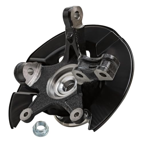 Image of Detroit Axle - Front Left Steering Knuckle and Wheel Hub Bearing CV Axle