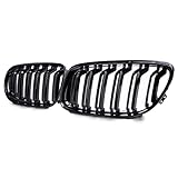 WOZUA Kidney Front Bumper Grilles Grill For BMW 3-Series E90 E91 2009 2010 2011 328i 318i 320i 323i 325i 330i 335i 4D 4-Door Sedan Wagon Gloss Color