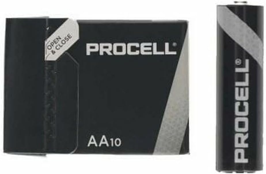 DURACELL Battery Alkaline, Mignon, AA, LR06, 1.5 V Procell Constant, Retail Box (Pack of 10)