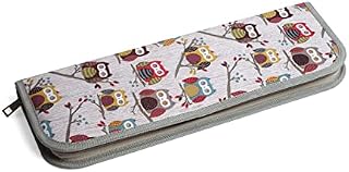 Hobby Gift Knitting Pin Case, Hoot, 13 x 40 x 4cm