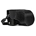 MegaGear "Ever Ready" Fujifilm Leather Camera Case - Easy to Install, Tripod and Peripheral Friendly Accessory - Compatible with Fujifilm X-T20, Fujifilm X-T10 |16-50mm - 18-55mm Lenses| (Black)