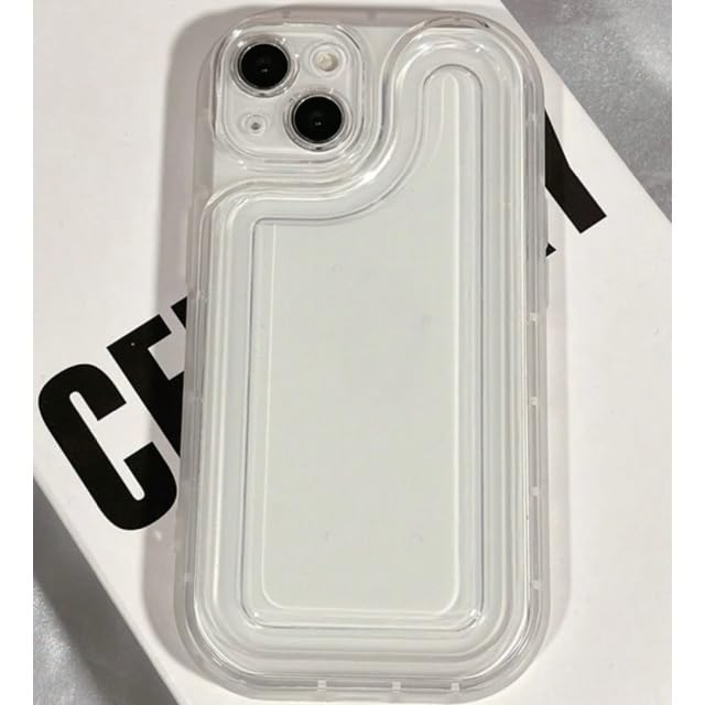 Amazon.co.jp: iPhoneケース ぷくぷく クリアケース ステッカー入れ