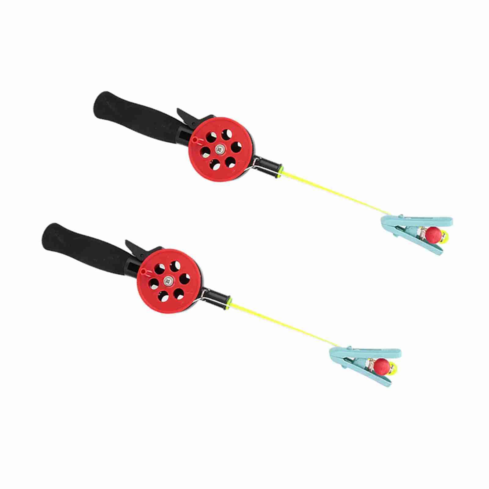 lvifloae 2Pcs Crab Fishing Rod with Shrimp Clip Accessories 4.5M Nylon Line Ice Fishing Rod Outdoor Fishing Rods Suitable for children fishing, used for shrimp and crab fishing.