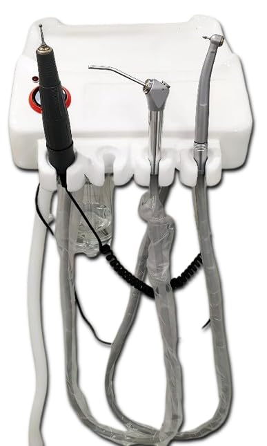 Dental Mini Control Box Big Tray And Double Airotor System 3,Way Syringe Wall Hanging With Stand-image-44