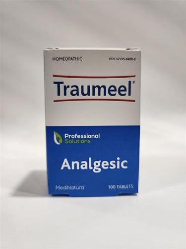 Medinatura Traumeel Homeopathic Arnica + 13 Active Ingredients For Muscle, Joint, Back, Arthritis, Injury, Exercise Related Pain & Soreness - Made In Germany - 100 Tablets #TOP1