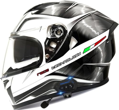 Casque de moto modulaire Bluetooth idéal pour les longs trajets urbains et routiers
